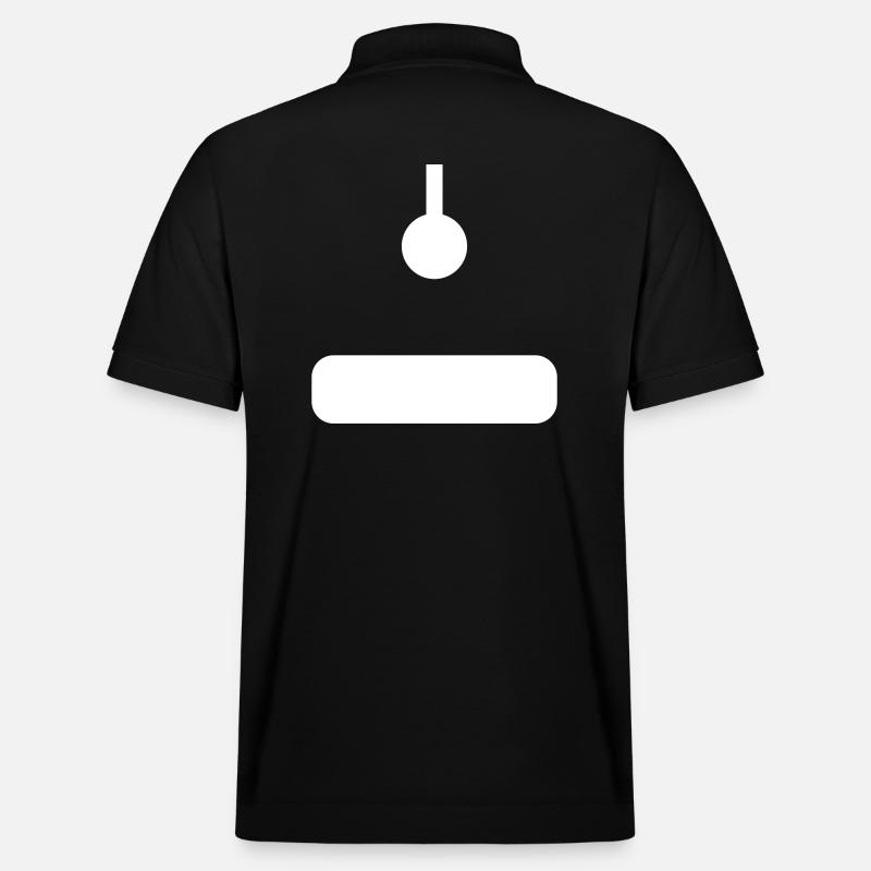 arcade-joystick-weiss - Stanley/Stella Unisex Bio-Poloshirt PREPSTER - Schwarz