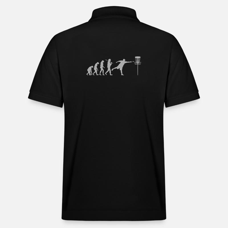 Disc Golf Evolution - Polo PREPSTER bio Stanley/Stella Unisexe - noir