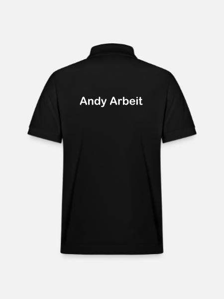 Andy Work - Polo PREPSTER bio Stanley/Stella Unisexe - noir