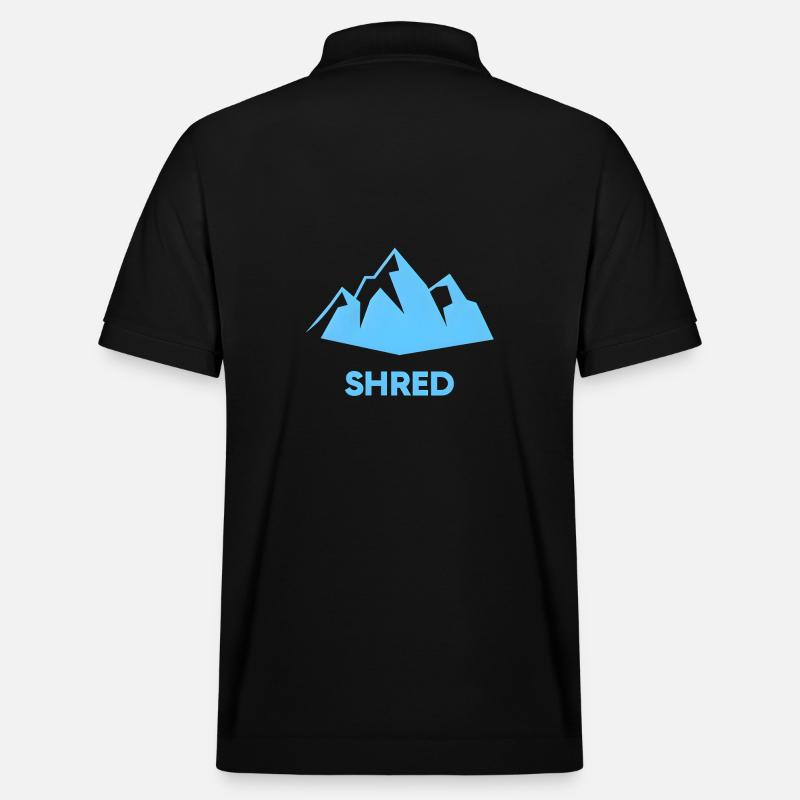 SHRED Mountain - Stanley/Stella Unisex Bio-Poloshirt PREPSTER - Schwarz