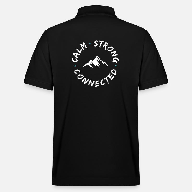 Logo du district Mountain Connection - Polo PREPSTER bio Stanley/Stella Unisexe - noir