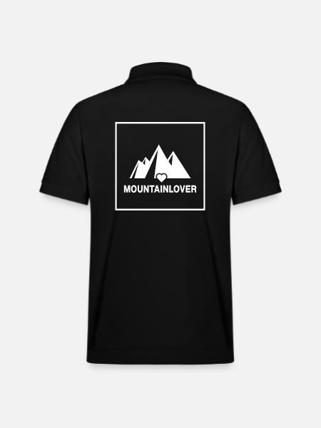 Bergfex Bergwandern Bergsteiger Servus Alpin - Stanley/Stella Unisex Organic Polo Shirt PREPSTER - black