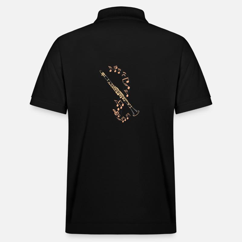 Clarinette aux notes fluides - Polo PREPSTER bio Stanley/Stella Unisexe - noir