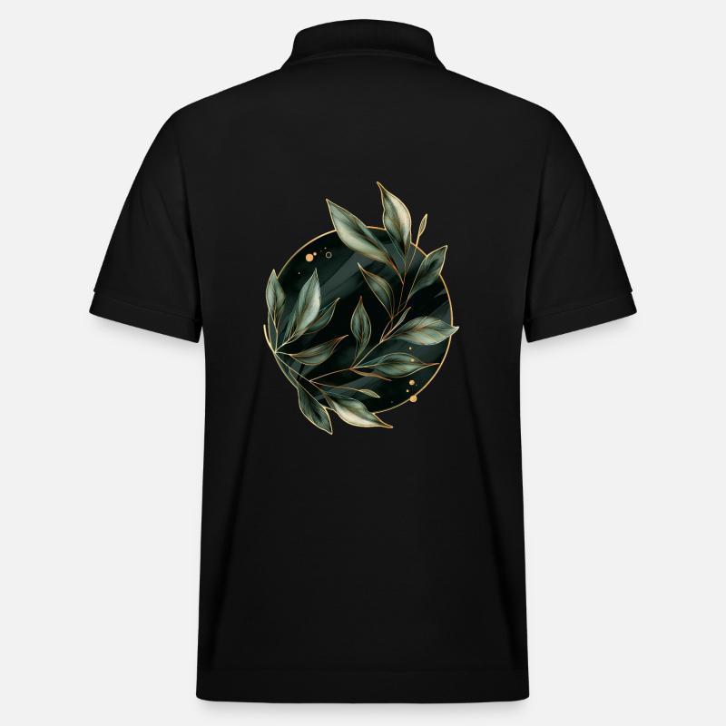 Feuilles de plantes - Polo PREPSTER bio Stanley/Stella Unisexe - noir