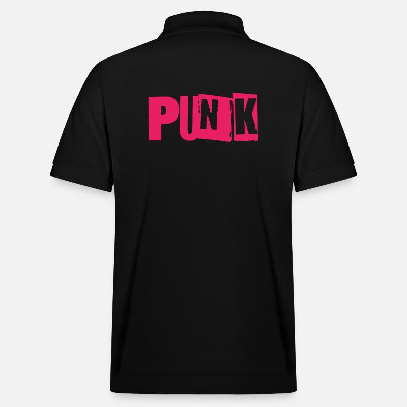 Bug punk Néon - Polo PREPSTER bio Stanley/Stella Unisexe - noir