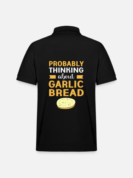 Bread Garlic - Stanley/Stella Unisex Organic Polo Shirt PREPSTER - black