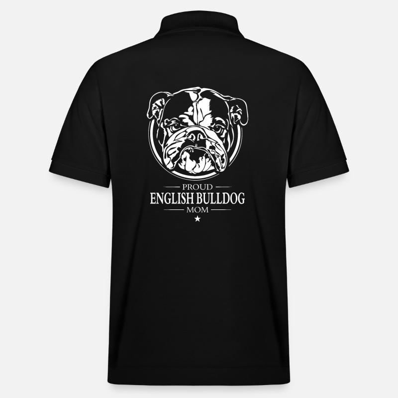 Bouledogue anglais Chiens Wilsigns - Polo PREPSTER bio Stanley/Stella Unisexe - noir