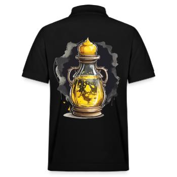 Aesthetic Magic Potion Gaming Design Iconic - Stanley/Stella Unisex Organic Polo Shirt PREPSTER - black - Back - Andy (188cm)