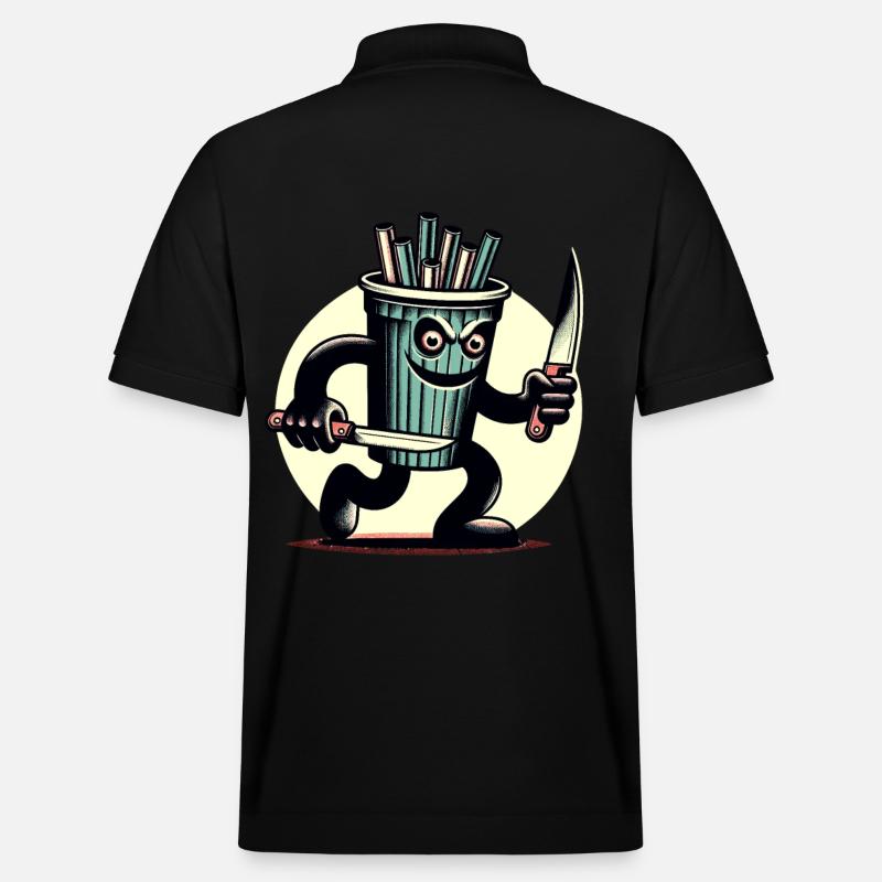 Scary Psycho Drinking Cup Boissons - Polo PREPSTER bio Stanley/Stella Unisexe - noir