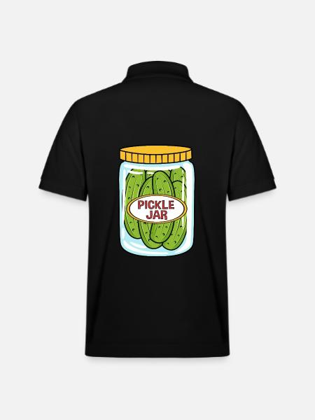Pickle Cucumber Cucumber - Stanley/Stella Unisex Organic Polo Shirt PREPSTER - black
