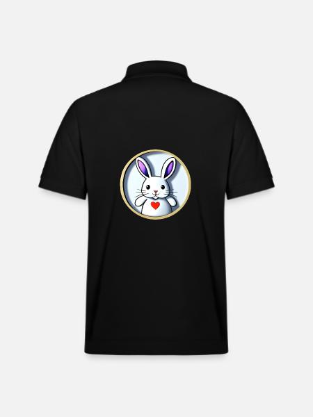 Easter gift - Stanley/Stella Unisex Organic Polo Shirt PREPSTER - black