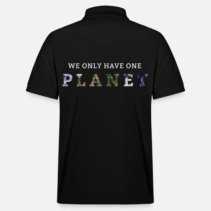We Only Have One Planet - Stanley/Stella Unisex Bio-Poloshirt PREPSTER - Schwarz