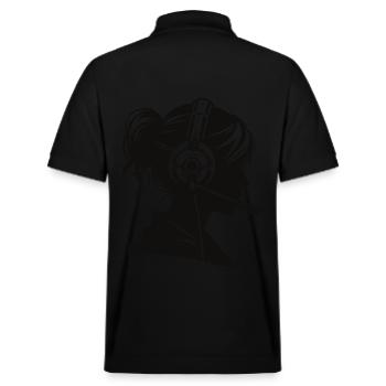 Centre d’appels futuriste – Communication - Polo PREPSTER bio Stanley/Stella Unisexe - noir - Dos - Andy (188cm)