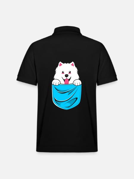 Samoyed - Stanley/Stella Unisex Organic Polo Shirt PREPSTER - black