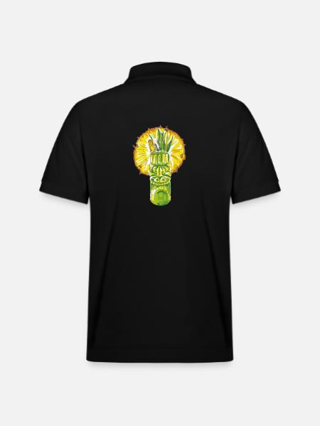 Pineapple Incident by Chemistry & Botanic's - Polo PREPSTER bio Stanley/Stella Unisexe - noir