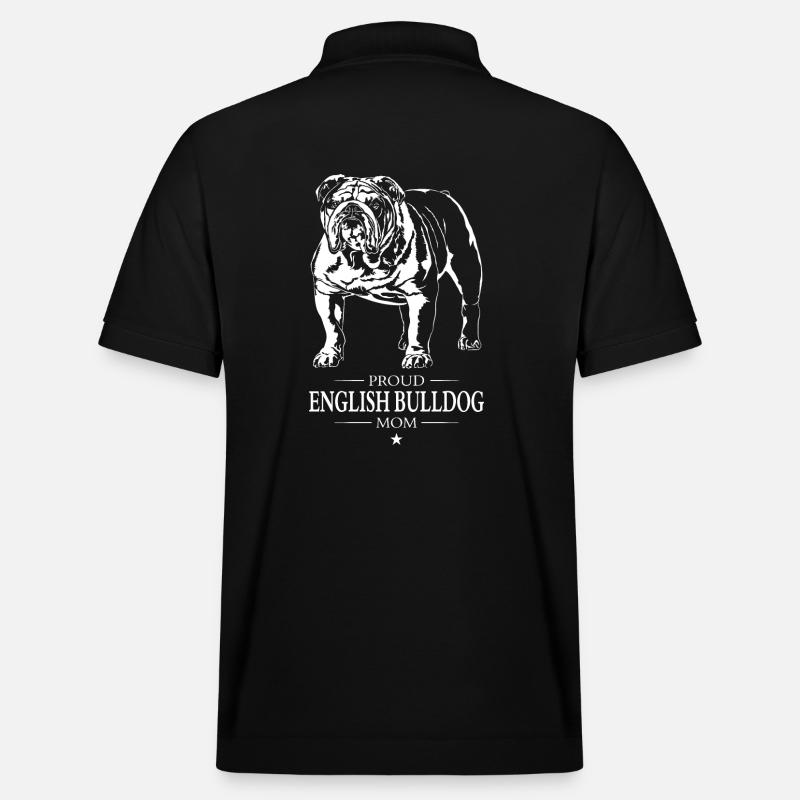 Bouledogue anglais Chiens Wilsigns - Polo PREPSTER bio Stanley/Stella Unisexe - noir