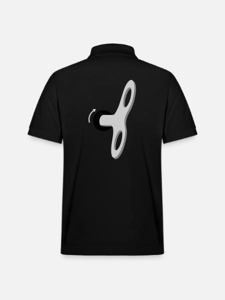 Humans are a machine - Stanley/Stella Unisex Organic Polo Shirt PREPSTER - black