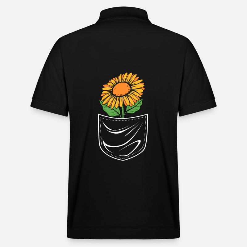 Fleuriste Fleuriste Bouquet de fleuriste - Polo PREPSTER bio Stanley/Stella Unisexe - noir