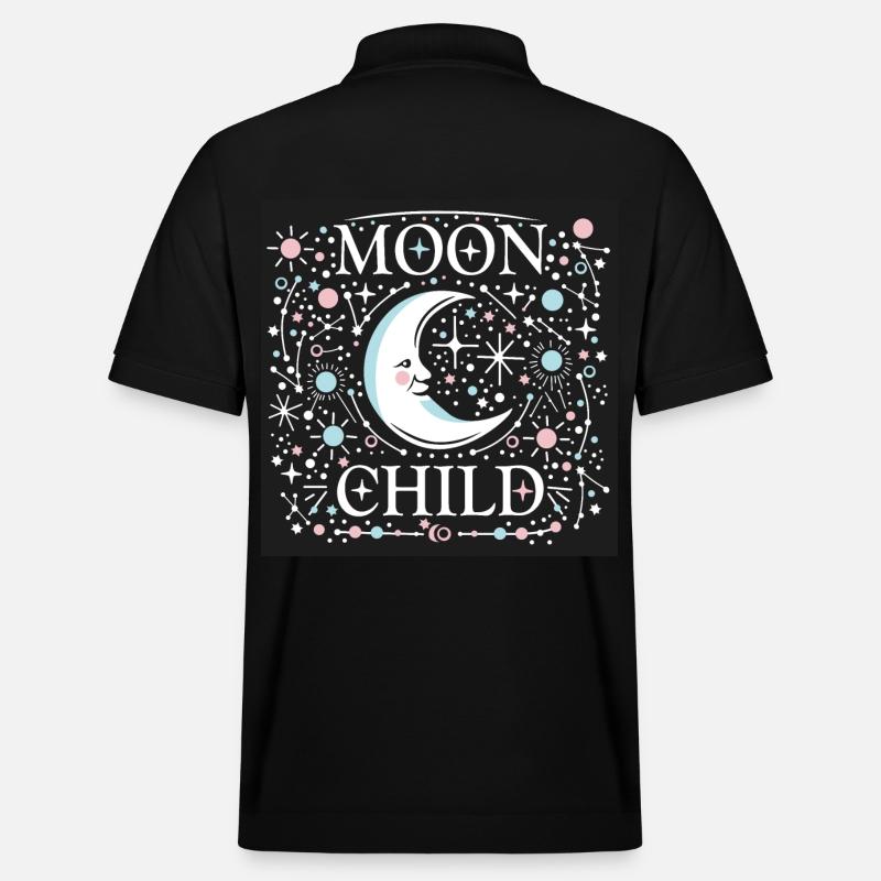 Tochter des Mondes - Stanley/Stella Unisex Bio-Poloshirt PREPSTER - Schwarz