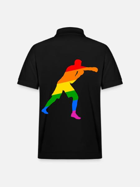Boxer LGBT Ally - Stanley/Stella Unisex Organic Polo Shirt PREPSTER - black