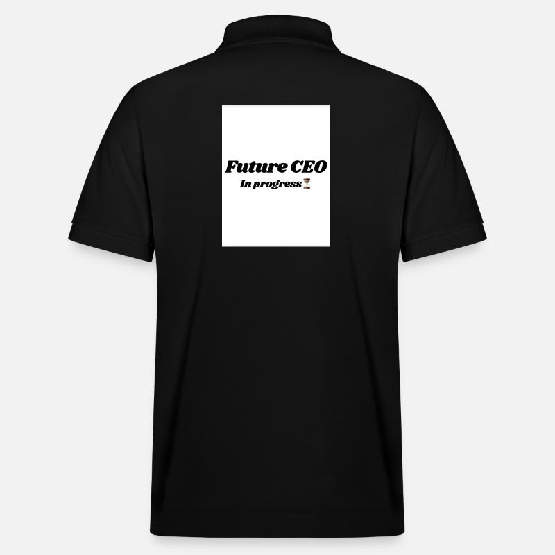 Zukunftsorientierter CEO Impfstoff Design - Stanley/Stella Unisex Bio-Poloshirt PREPSTER - Schwarz