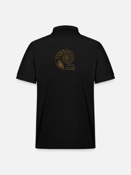 Golden Ratio of Fibonacci - Stanley/Stella Unisex Bio-Poloshirt PREPSTER - Schwarz