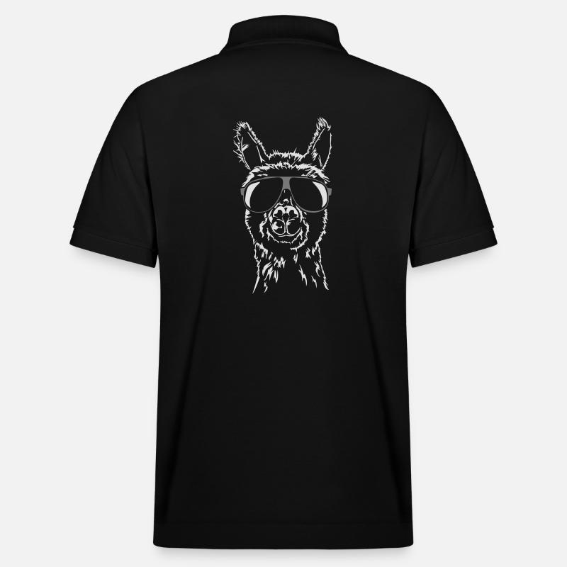 LAMA cool Wilsigns - Polo PREPSTER bio Stanley/Stella Unisexe - noir