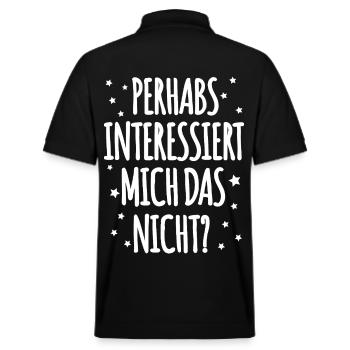 Dicton Danglais - Polo PREPSTER bio Stanley/Stella Unisexe - noir - Dos - Andy (188cm)