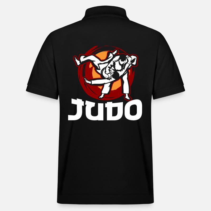 judo - Stanley/Stella Unisex Bio-Poloshirt PREPSTER - Schwarz