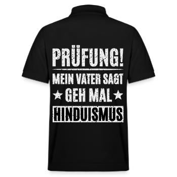 Prüfung - Stanley/Stella Unisex Bio-Poloshirt PREPSTER - Schwarz - Hinten - Andy (188cm)