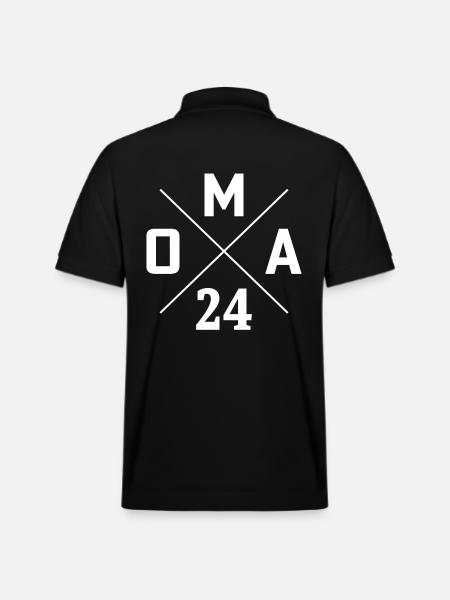 oma 2024 - Stanley/Stella Unisex Bio-Poloshirt PREPSTER - Schwarz