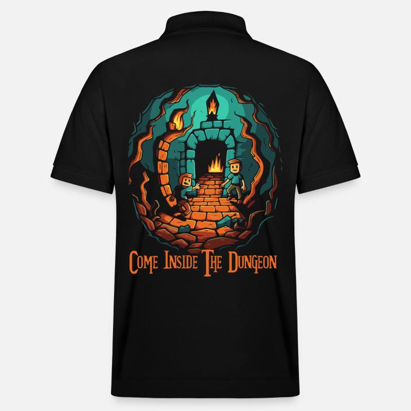 Entrez dans le donjon - Polo PREPSTER bio Stanley/Stella Unisexe - noir