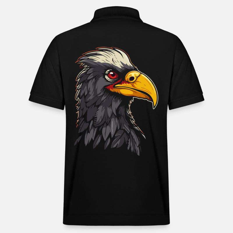 Raubvogel - Stanley/Stella Unisex Bio-Poloshirt PREPSTER - Schwarz