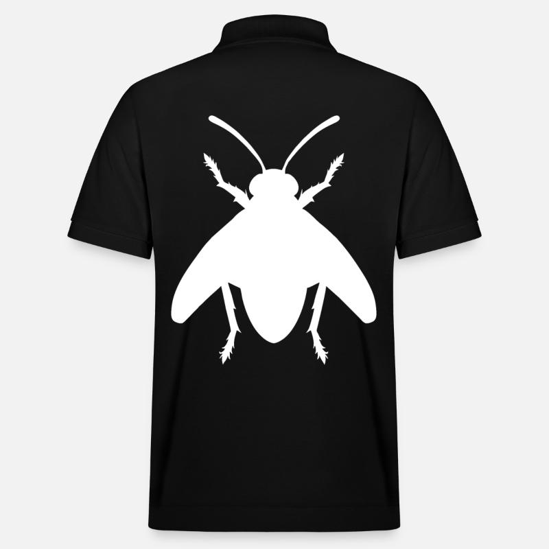 Super coole Fliege - Stanley/Stella Unisex Bio-Poloshirt PREPSTER - Schwarz