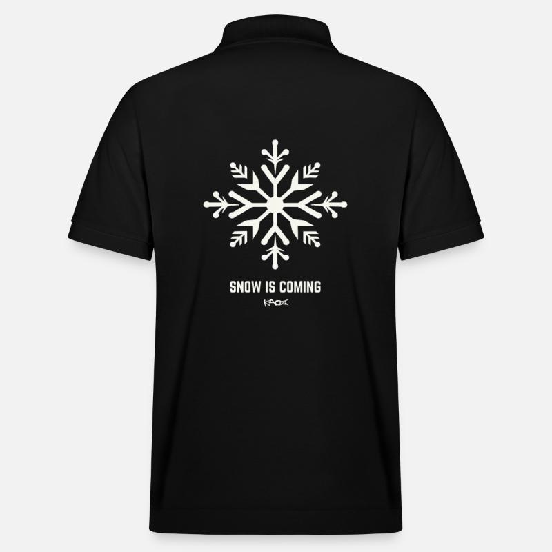 La neige arrive. - Polo PREPSTER bio Stanley/Stella Unisexe - noir