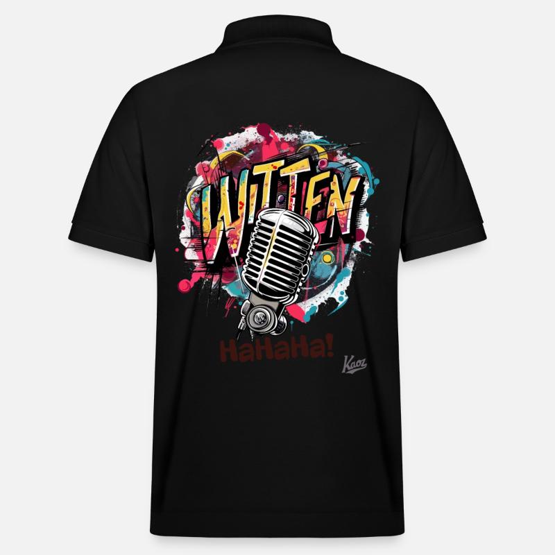 Witten – Ruhrpott Stolz - Stanley/Stella Unisex Bio-Poloshirt PREPSTER - Schwarz