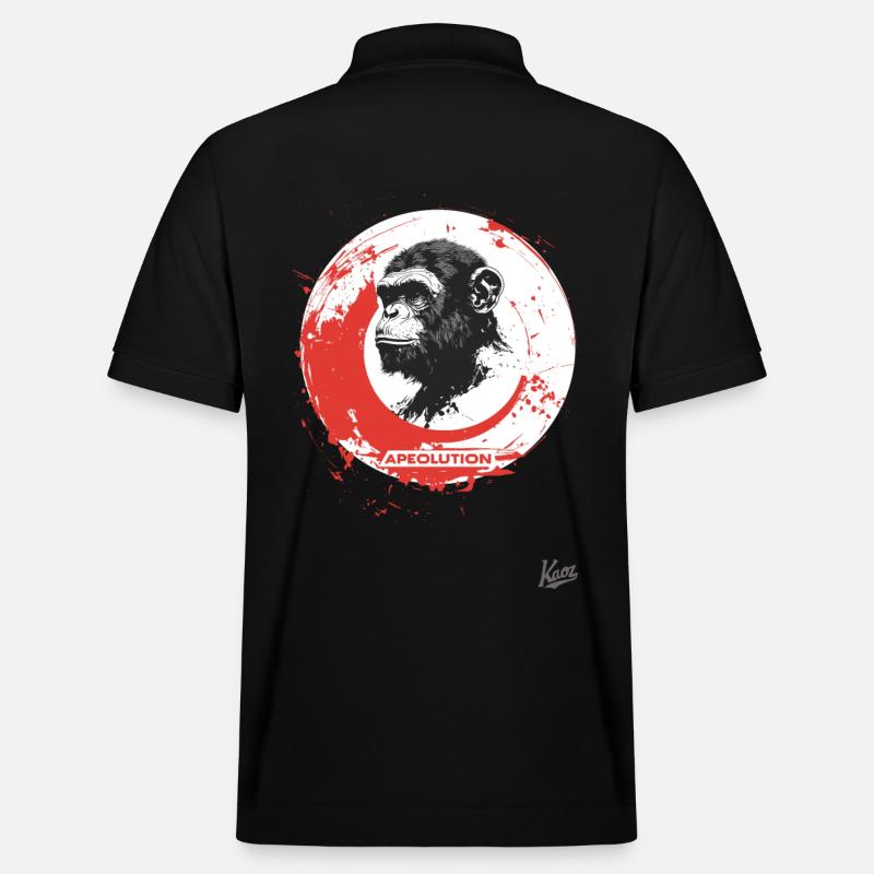 Apeolution : La révolution des singes - Polo PREPSTER bio Stanley/Stella Unisexe - noir
