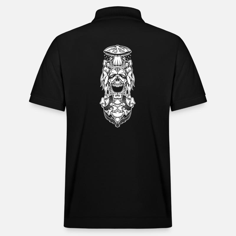 Champignon - Polo PREPSTER bio Stanley/Stella Unisexe - noir