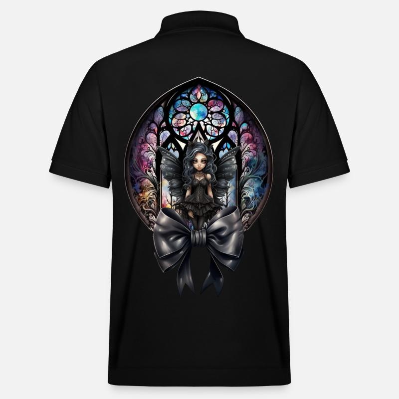 Princesse fée gothique - Polo PREPSTER bio Stanley/Stella Unisexe - noir