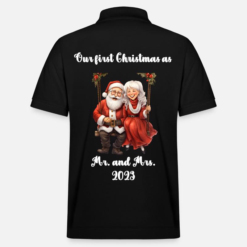 OurfirstChristmasw - Stanley/Stella Unisex Bio-Poloshirt PREPSTER - Schwarz
