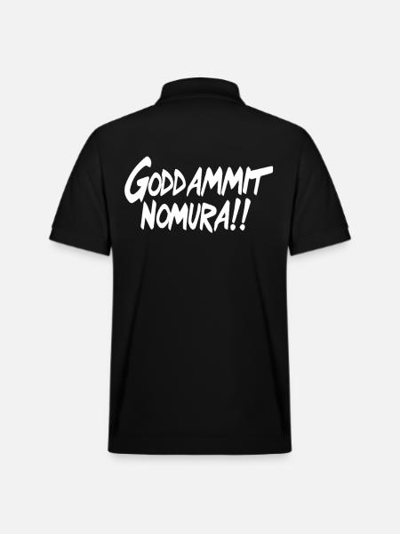 Goddammit Nomura – Simple Design - Stanley/Stella Unisex Organic Polo Shirt PREPSTER - black