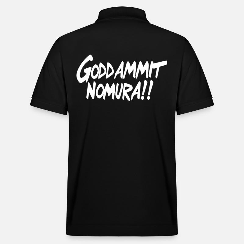 Goddammit Nomura – Conception simple - Polo PREPSTER bio Stanley/Stella Unisexe - noir