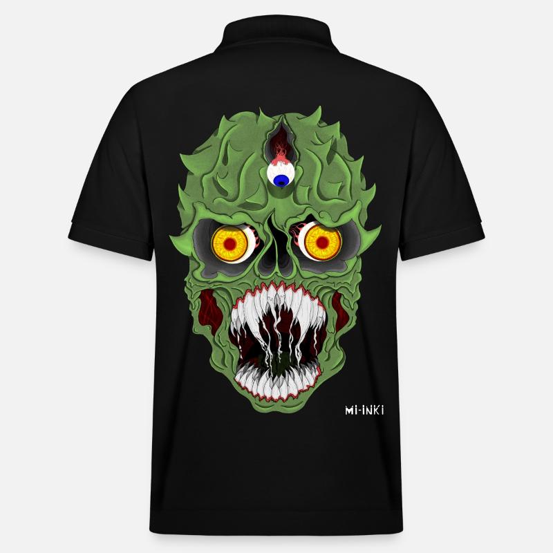 Zombie alien - Stanley/Stella Unisex Bio-Poloshirt PREPSTER - Schwarz