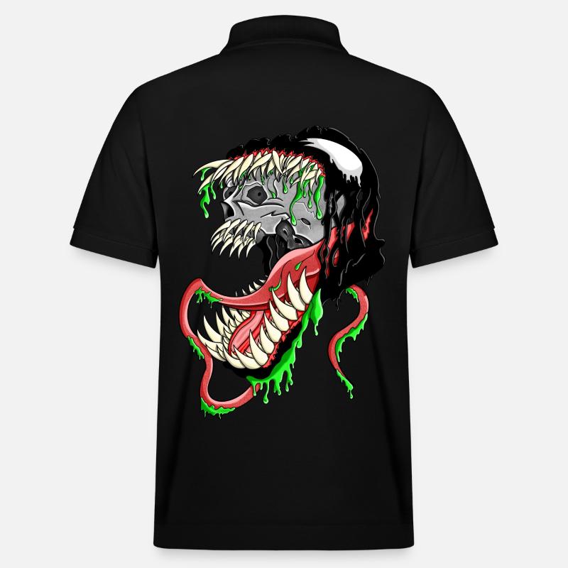 Der symbiont - Stanley/Stella Unisex Bio-Poloshirt PREPSTER - Schwarz