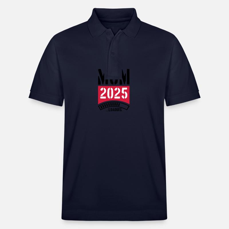 Mama 2025 Loading Mom - Stanley/Stella Unisex Bio-Poloshirt PREPSTER - Navy