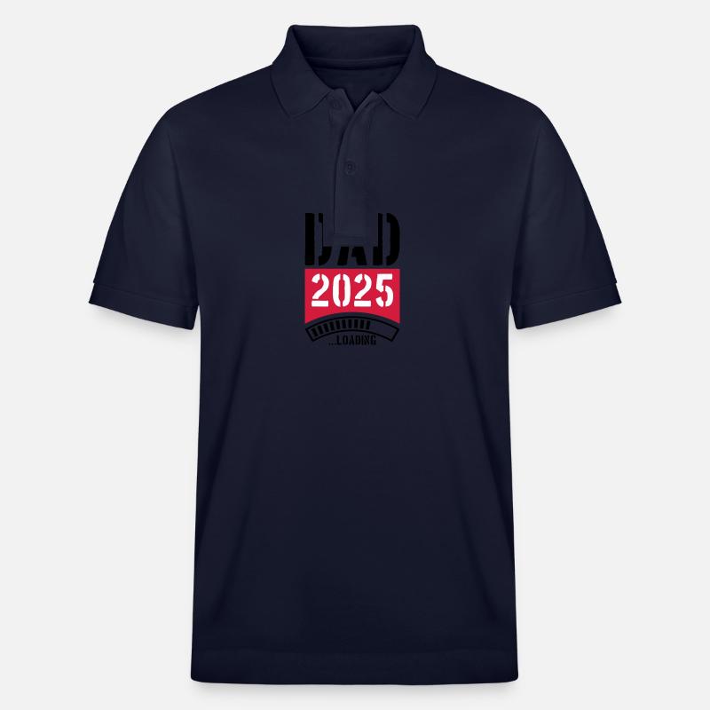 Dad 2025 Loading Papa - Stanley/Stella Unisex Bio-Poloshirt PREPSTER - Navy