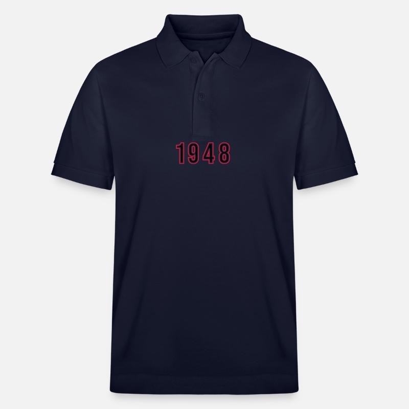 1948 Numéro de l’année - Polo PREPSTER bio Stanley/Stella Unisexe - bleu marine