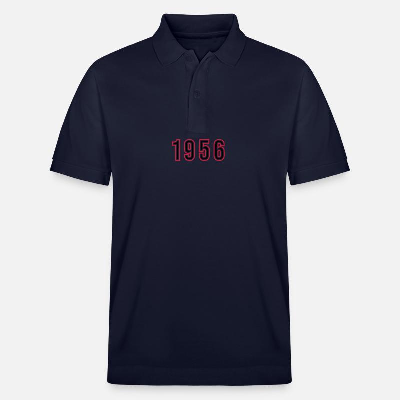 1956 Numéro de l’année - Polo PREPSTER bio Stanley/Stella Unisexe - bleu marine
