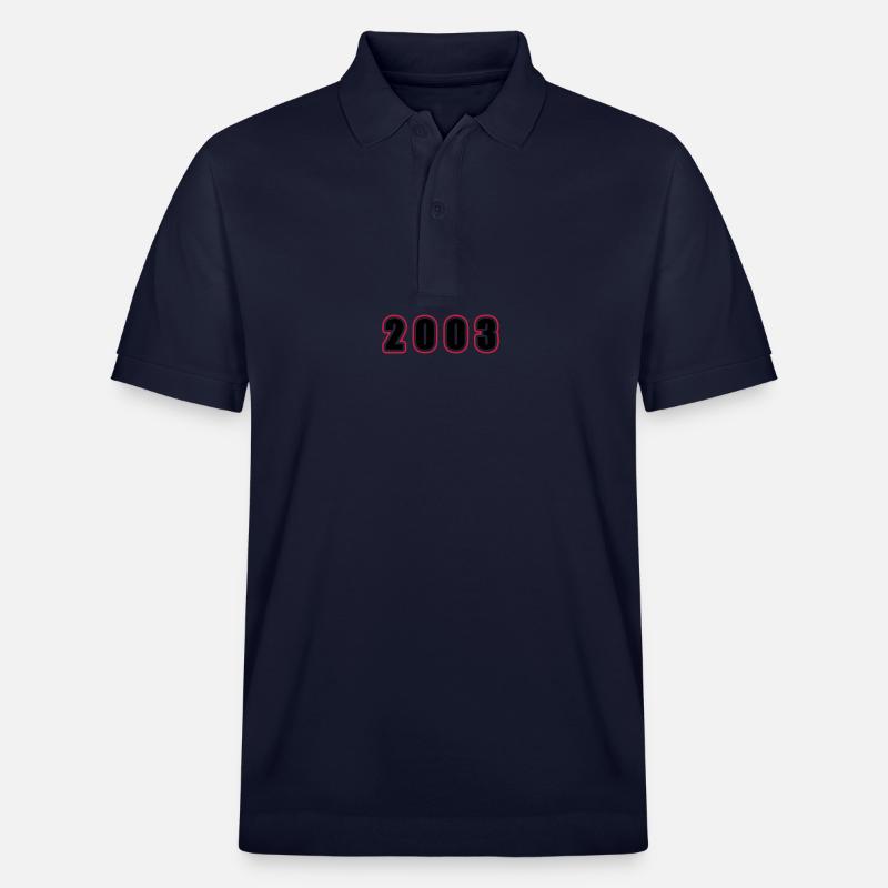 2003 Année Anniversaire - Polo PREPSTER bio Stanley/Stella Unisexe - bleu marine