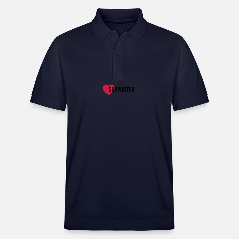 Supporter Herz - Stanley/Stella Unisex Bio-Poloshirt PREPSTER - Navy